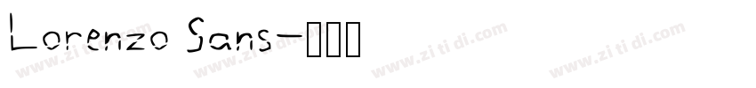Lorenzo Sans字体转换